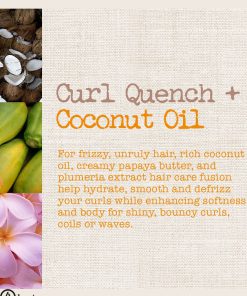 شامپو روغن نارگیل مائویی برای موهای فر ، ضخیم و مجعد Coconut Oil