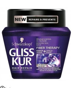 ماسک احیا کننده مو گلیس کور اصل مدل Gliss Kur Fiber Therapy