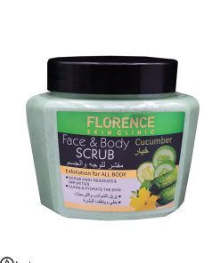 اسکراب صورت و بدن فلورانس مدل خیار Florence Scrub Face & Body Cucumber