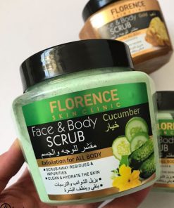 اسکراب صورت و بدن فلورانس مدل خیار Florence Scrub Face & Body Cucumber