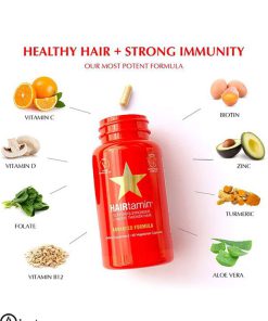 قرص تقویت کننده مو هیرتامین اصل آمریکا (Advanced Formula Hair Vitamin Hairtamin)