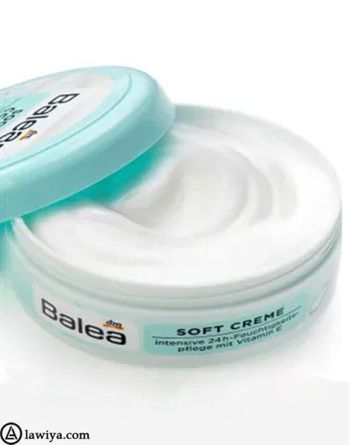 4کرم نرم کننده صورت و بدن باله آ با ویتامین ای Balea Soft Cream for Face and Body with Vitamin E حجم 250 میل