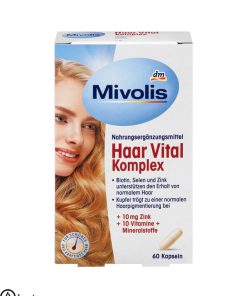 قرص تقویت مو میولیس هیر ویتال کمپلکس اصل آلمان 60 عددی Mivolis Haar Vital Komplex1