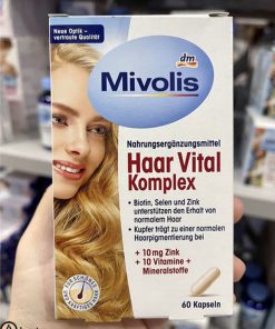 قرص تقویت مو میولیس هیر ویتال کمپلکس اصل آلمان 60 عددی Mivolis Haar Vital Komplex6