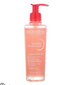 ژل شستشوی پوست خشک سنسبیو بایودرما برای پوست های حساس و خشک اصل فرانسه Bioderma sensibio gel moussant cleansing foam حجم 200 میل1