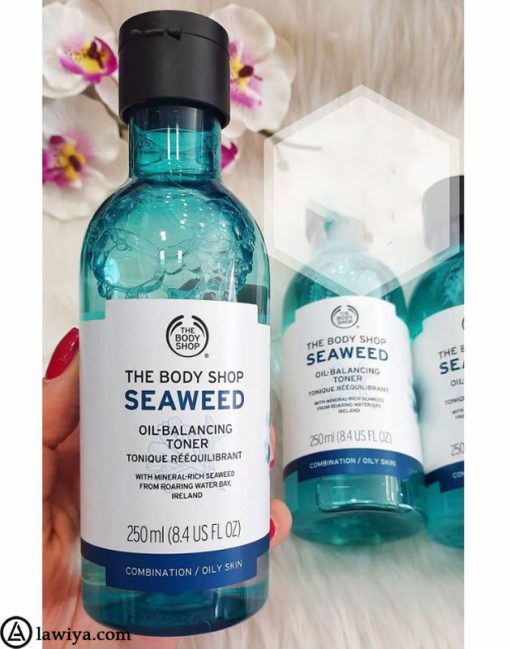 تونر سیوید بادی شاپ اصل انگلیس متعادل کننده چربی پوست | Seaweed Oil Balancing Toner5