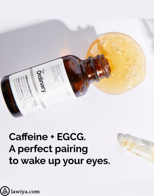 سرم دور چشم ضد تیرگی و پف کافئین ۵% اوردینری اصل کانادا The Ordinary Caffeine Solition 5%+EGCG7