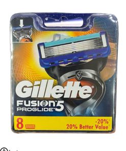 تیغ یدک ژیلت مدل فیوژن 5 پروگلاید پاور بسته 8 عددی اصل Gillette Fusion 5 ProGlide Power