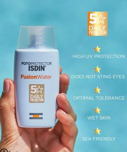 ضد آفتاب ایزدین مدل فیوژن واتر اصل اسپانیا Fotoprotector ISDIN Fusion Water SPF +505
