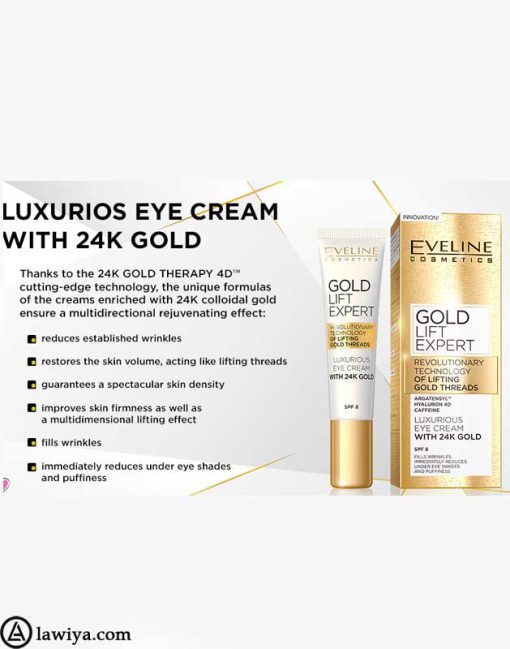 Eveline Gold Lift Expert Eye Cream 4