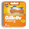 تیغ خود تراش ژیلت فیوژن 5 پاور اصل بسته 4 عددی Gillette Fusion 5 Power razor1