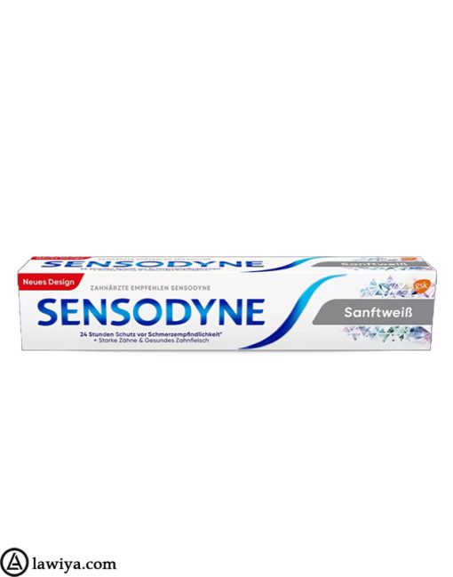 خمیر دندان سفید کننده سنسوداین مدل SanftweiB اصل انگلیس - Toothpaste Sensodyne SanftweiB