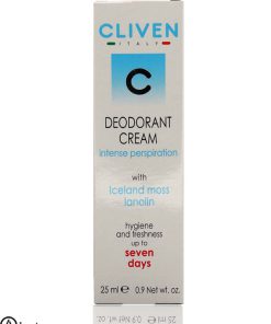 کرم دئودورانت 7 روزه کلیون برای تعریق شدید 25 میلی لیتر - cliven 7 day deodorant cream for heavy sweating 25 ml