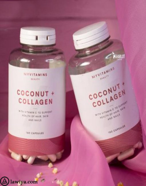 کپسول کوکونات کلاژن مای ویتامینز 180 عددی اصل انگلیس - Coconut Collagen My Vitamins