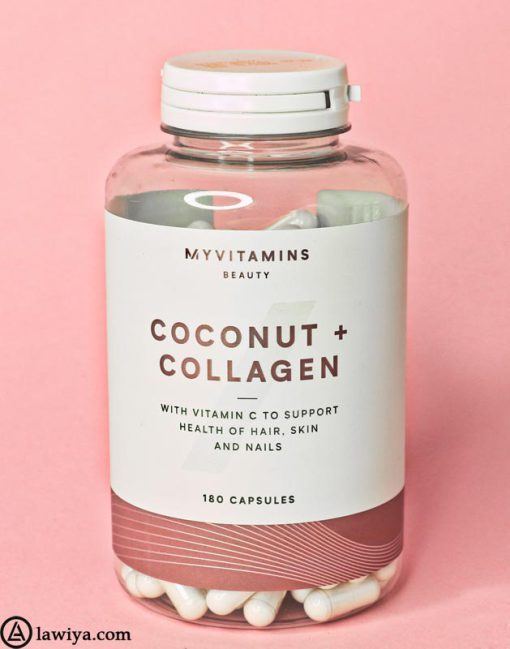 کپسول کوکونات کلاژن مای ویتامینز 180 عددی اصل انگلیس - Coconut Collagen My Vitamins