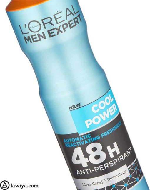 اسپری ضد تعریق لورآل مردانه - Loreal Cool Power Ani-Perspirant Spray For Men-lawia-3