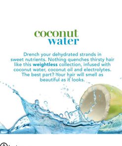شامپو آبرسان آب نارگیل (کوکونات واتر) او جی ایکس OGX اصل-OGX Weightless Hydration + Coconut Water Shampoo-lawia- 3