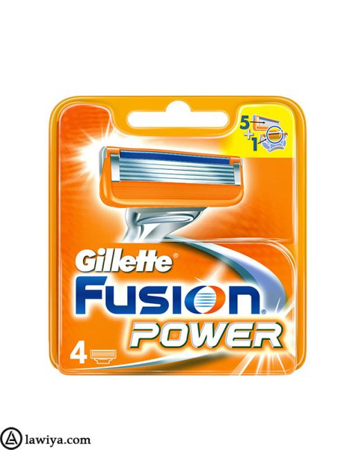 یدک ژیلت فیوژن پاور اصل آلمان بسته 4 عددی-gillette Fudion power6