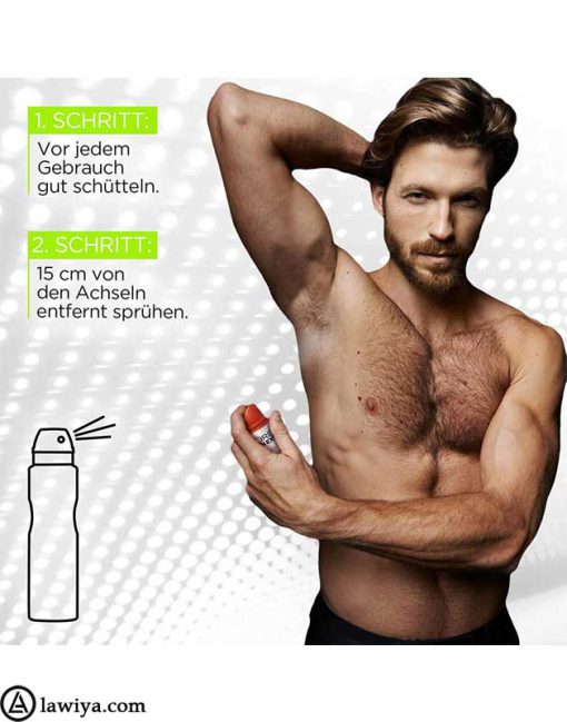 اسپری ضد تعریق لورآل مردانه مدل محافظت از پیراهن اصل فرانسه - l'oreal Men expert Spray shirt protect 48H-lawia-4