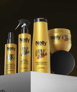 شامپو مو های رنگ شده 24k گلد نلی - nelly professional gold 24k color silk colour protector shampoo