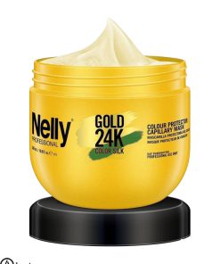 ماسک مو ترمیم کننده کراتینه نلی مدل مدل 24 کی اصل اسپانیا - nelly professional gold 24k keratin hair mask