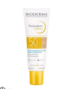 کرم ضد آفتاب و مرطوب کننده بایودرما فوتودرم SPF 50 رنگ روشن مناسب پوست حساس و خشک اصل فرانسه - Bioderma Photoderm Creme SPF 50+ Sunscreen Cream Normal To Dry Sensitive Skin claire light 40ml