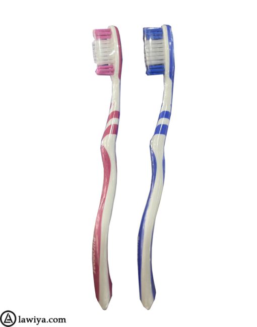 مسواک یورودونت سری mittel کلاسیک بسته دو عددی اصل آلمان - Toothbrush eurodont mittel classic care