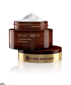 کرم ضد چروک شب ایوروشه مدل ریچ کرم اصل فرانسه 50 میل - Yves Rocher Anti Wrinkle Cream Model Riche Creme 50ml
