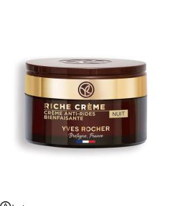 کرم ضد چروک شب ایوروشه مدل ریچ کرم اصل فرانسه 50 میل - Yves Rocher Anti Wrinkle Cream Model Riche Creme 50ml