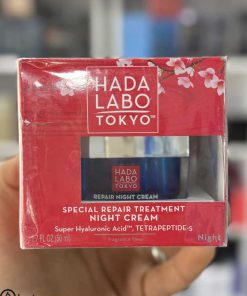 کرم ضد چروک و مرطوب کننده هادا لابو توکیو اصل آمریکا 50 میل - hada labo tokyo special repair treatment night cream 50ml