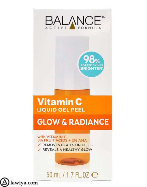 2ژل لایه بردار و روشن کننده ویتامین C بالانس اصل انگلیس | Balance Active Formula Vitamin C Liquid Gel Peel 50ml3