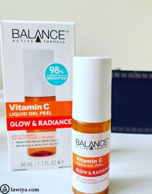 ژل لایه بردار و روشن کننده ویتامین C بالانس اصل انگلیس | Balance Active Formula Vitamin C Liquid Gel Peel 50ml6