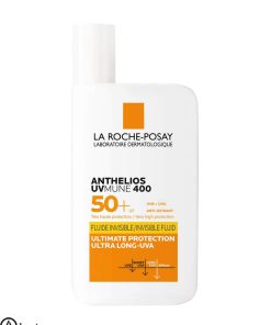 ضد آفتاب بی رنگ لاروش پوزای SPF50 مدل Anthelios اصل فرانسه 50 میل - LA ROCHE POSAY ANTHELIOS UVMUNE 400 INVISIBLE FLUID SPF50+ SUN CREAM 50ML