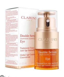 سرم دور چشم دوبل دور چشم کلارینس سفت کننده و آبرسان ضد پیری|Clarins firming and hydrating anti-aging double eye serum