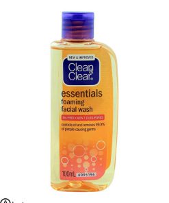 شوینده صورت کلین اند کلیر مدل Essentials اصل آلمان 100 میل - clean and clear essentials foaming facial wash 100 ml