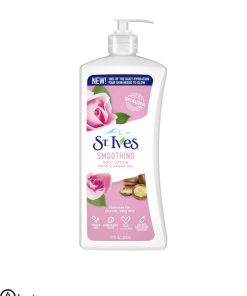 لوسیون بدن صاف کننده گل رز و روغن آرگان سینت ایوز اصل آمریکا | st ives smoothing body lotion rose and argan oil