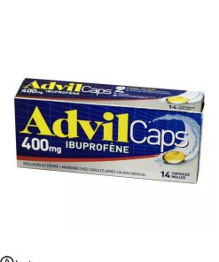 قرص مسکن ادویل ۴۰۰ میلی گرم ۱۴ عددی اصل فرانسه - Advil Caps 400 mg ibuprofène 14 capsules