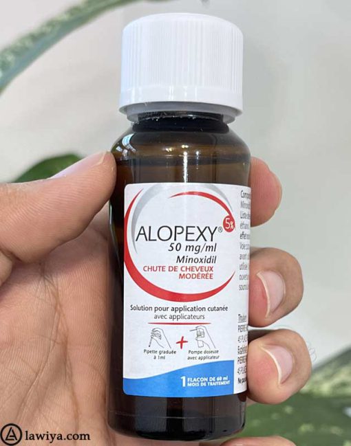 محلول ماینوکسیدیل 5 درصد خارجی آلوپکسی پیر فابره اصل فرانسه - Alopexy 5% Minoxidil Solution spray 3x60ML