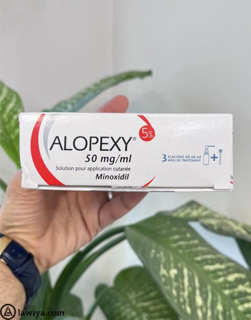 محلول ماینوکسیدیل 5 درصد خارجی آلوپکسی پیر فابره اصل فرانسه - Alopexy 5% Minoxidil Solution spray 3x60ML