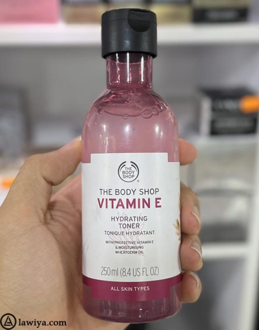تونر آبرسان ویتامین E بادی شاپ 250 میل اصل انگلیس - The Body Shop Vitamin E Hydrating Toner 250 ml