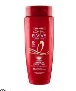 شامپو ضدریزش وتقویت کننده لورآل700میل اصل فرانسه - l'oreal paris elvive color vive shampoo protettivo