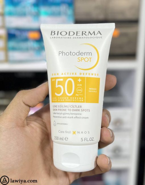 کرم ضد آفتاب و ضد لک بایودرما اسپات اصل فرانسه - Bioderma Photoderm Spot SPF 50+ 150 ml Güneş Kremi
