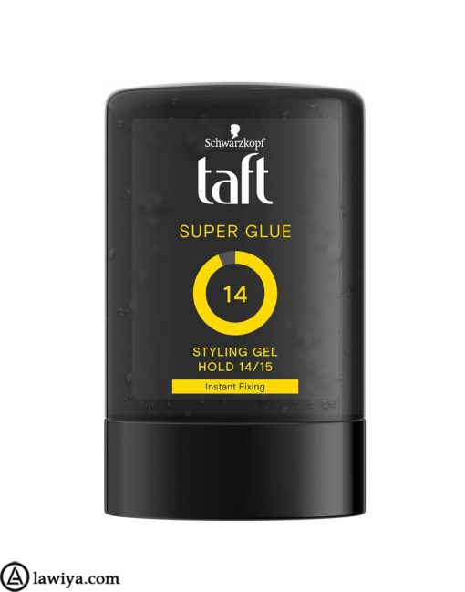 ژل حالت دهنده موی تافت اصل ایتالیا مدل سوپر گلو 14 | Schwarzkopf Taft Power Hair Gel Tube 300 ml