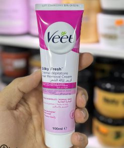 کرم موبر بدن ویت مخصوص پوست نرمال اصل فرانسه - Veet Hair Removal Cream Silk and Fresh for Normal Skin 100ml