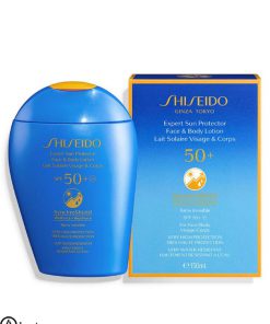 کرم ضد آفتاب صورت بدن شیسیدو مدل Expert با SPF50 اصل فرانسه - Shiseido Expert Sun Protector Lotion with SPF50+ 150 ml