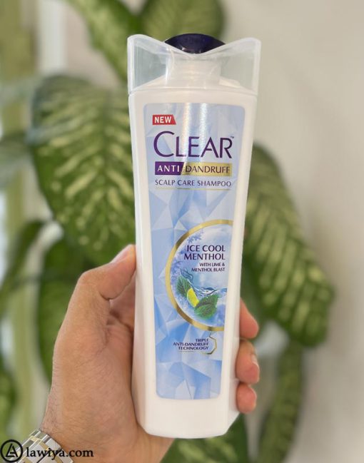 شامپو ضد شوره کلیر نعنا و لیمو 300 میل اصل - CLEAR Ice Cool Anti dandruff Shampoo Menthol 300ml