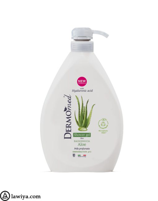 شامپو بدن آلوئه ورا درمومد 1000 میل اصل ایتالیا - Dermomed Bath & Shower Gel Aloe
