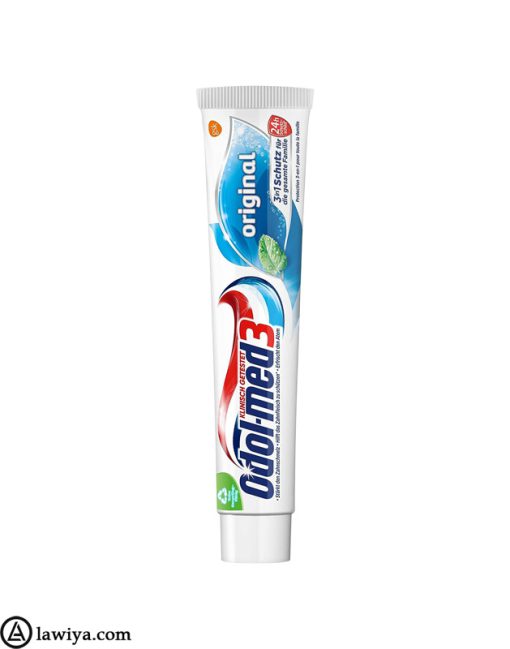 خمیر دندان اودول مد 3 اورجینال اصل انگلیس - Odol Med 3 Original toothpaste 75ml