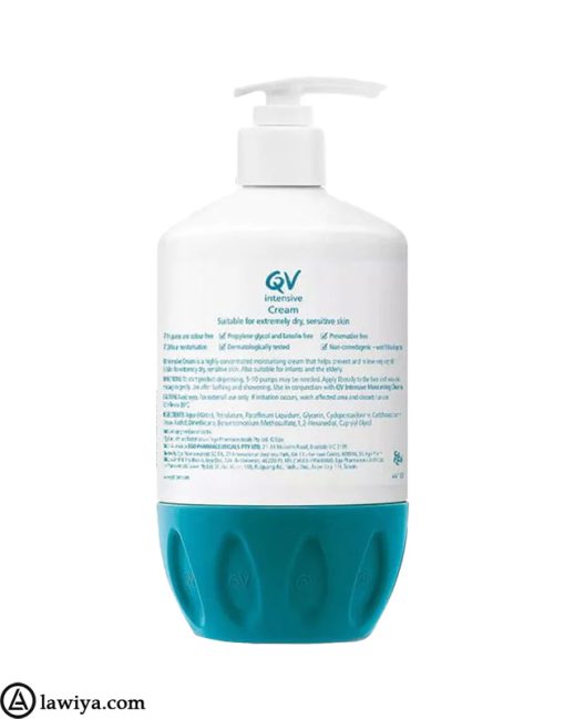 کرم پمپی کیووی پوست خیلی خشک اصل استرالیا | Ego QV Intensive Cream for Very Dry Skin 500g
