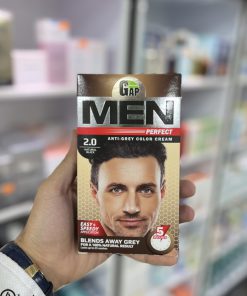 کیت رنگ موی مردانه گپ من پرفکت اصل انگلیس 50 میلی لیتر | Gap Men Perfect Anti-Grey Hair Color Cream